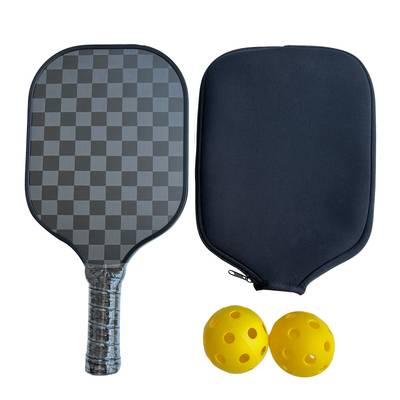 12K matte ball racket 1+zipper bag+2 ball